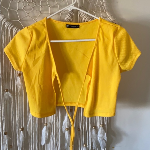 Yellow Tie Top - Picture 1 of 1